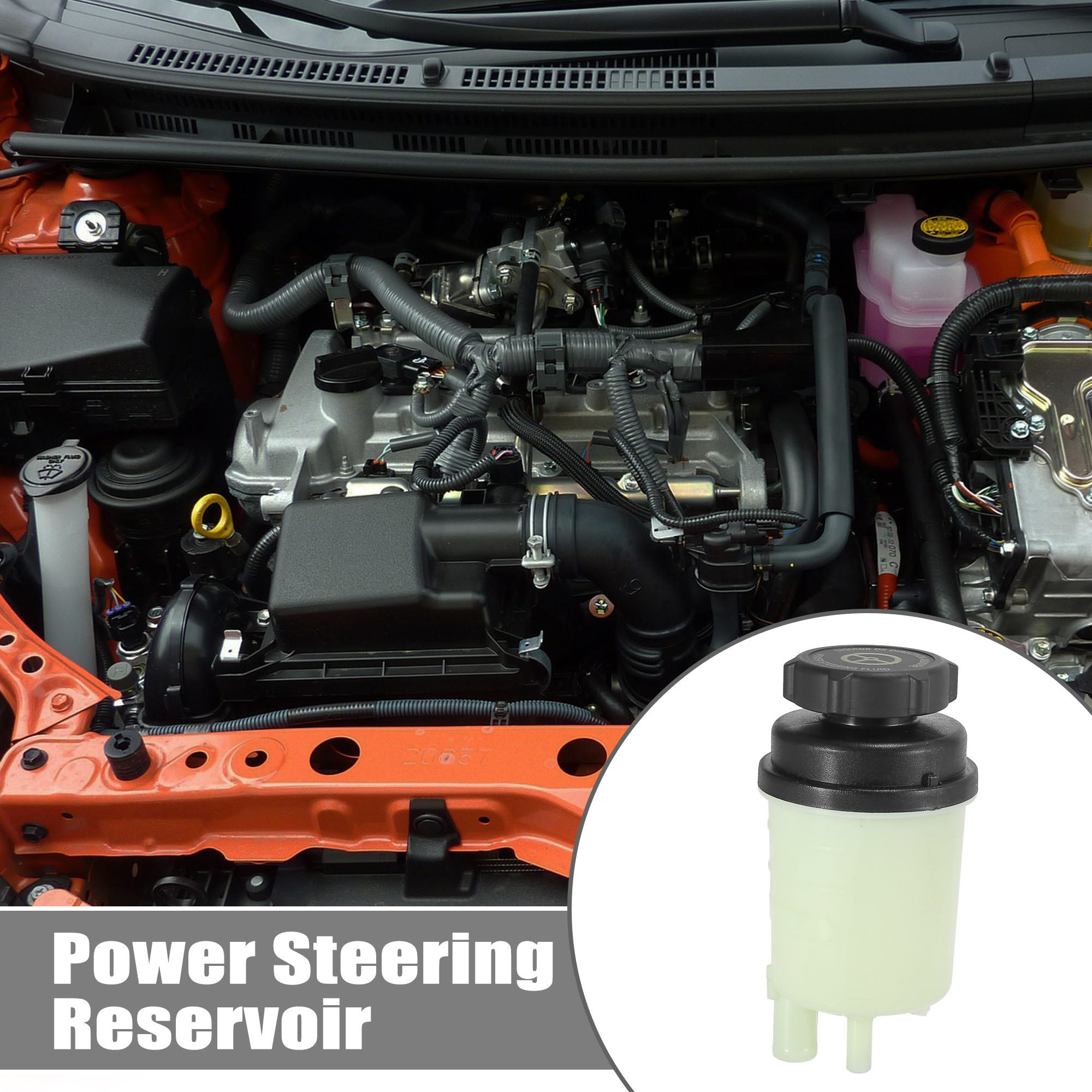 Vehicle Power Steering Fluid Reservoir Bottle LR000578 for Land Rover LR2 2008-2015