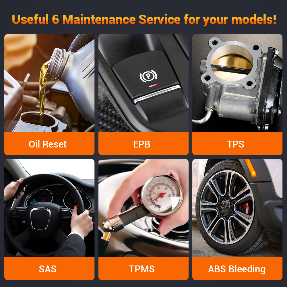 FOXWELL NT716 OBD2 Scanner Code Reader ABS Bleed Scan Diagnostic Tool SRS Transmission Engine Scanner Car Tool EPB TPMS SAS TPS Oil Reset, Android 9.0,5.5 inch Touchscreen & Lifetime Update