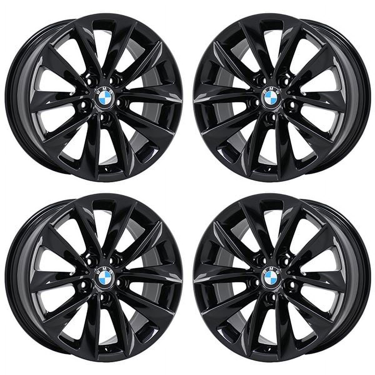 BMW X3 2004 - 2018 GLOSS BLACK Factory OEM Wheels Rims (Not Replicas) (W)