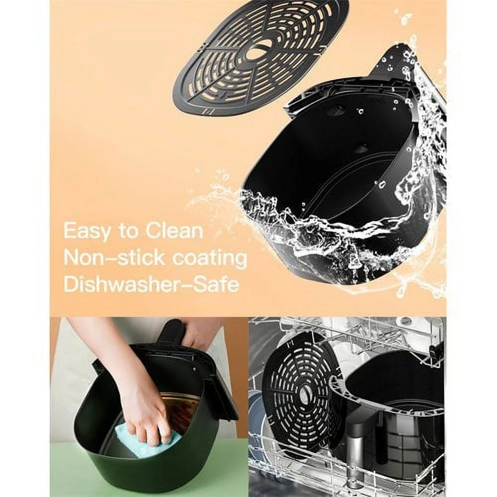 Sboly 8-in-1 6Qt Air Fryer with Touch-Screen Panel and Temperature Control, White