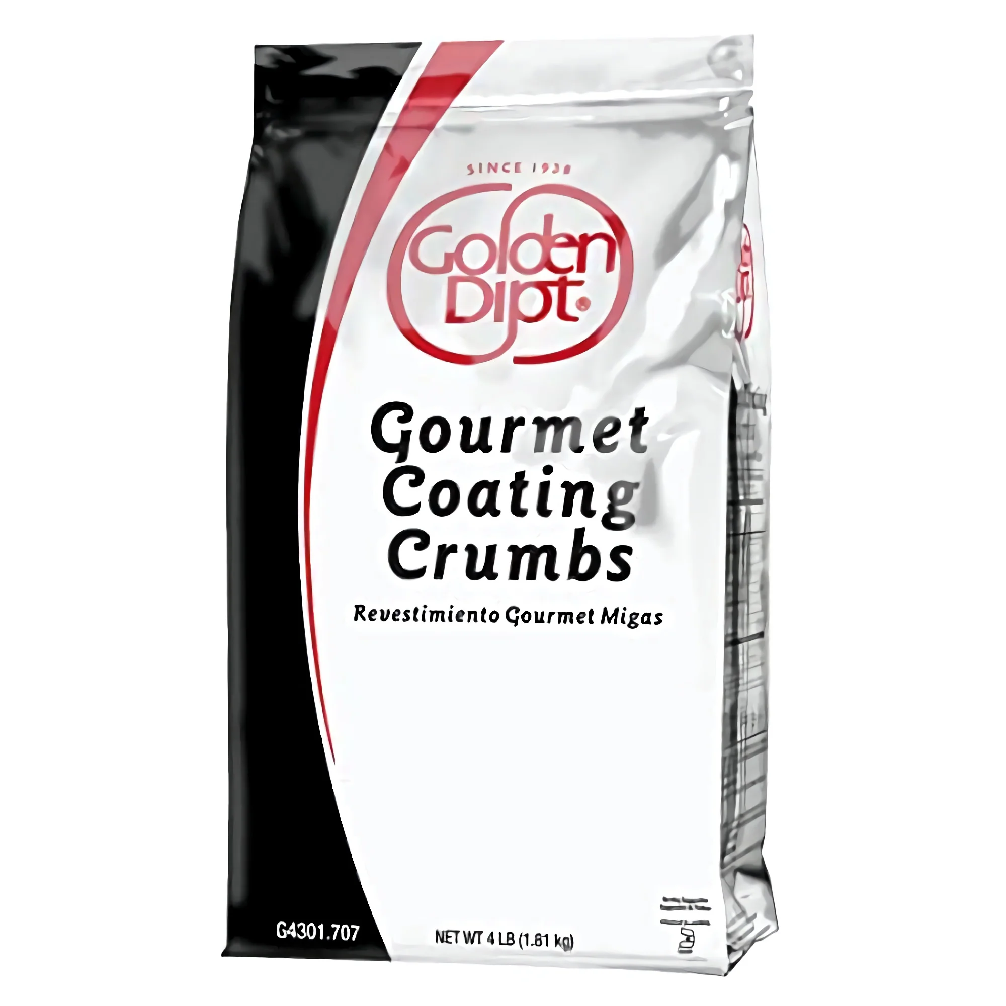 Gourmet Coating Crumbs by Golden Dipt | Bulk 4 Pound Bag Bundled by Tribeca Curations