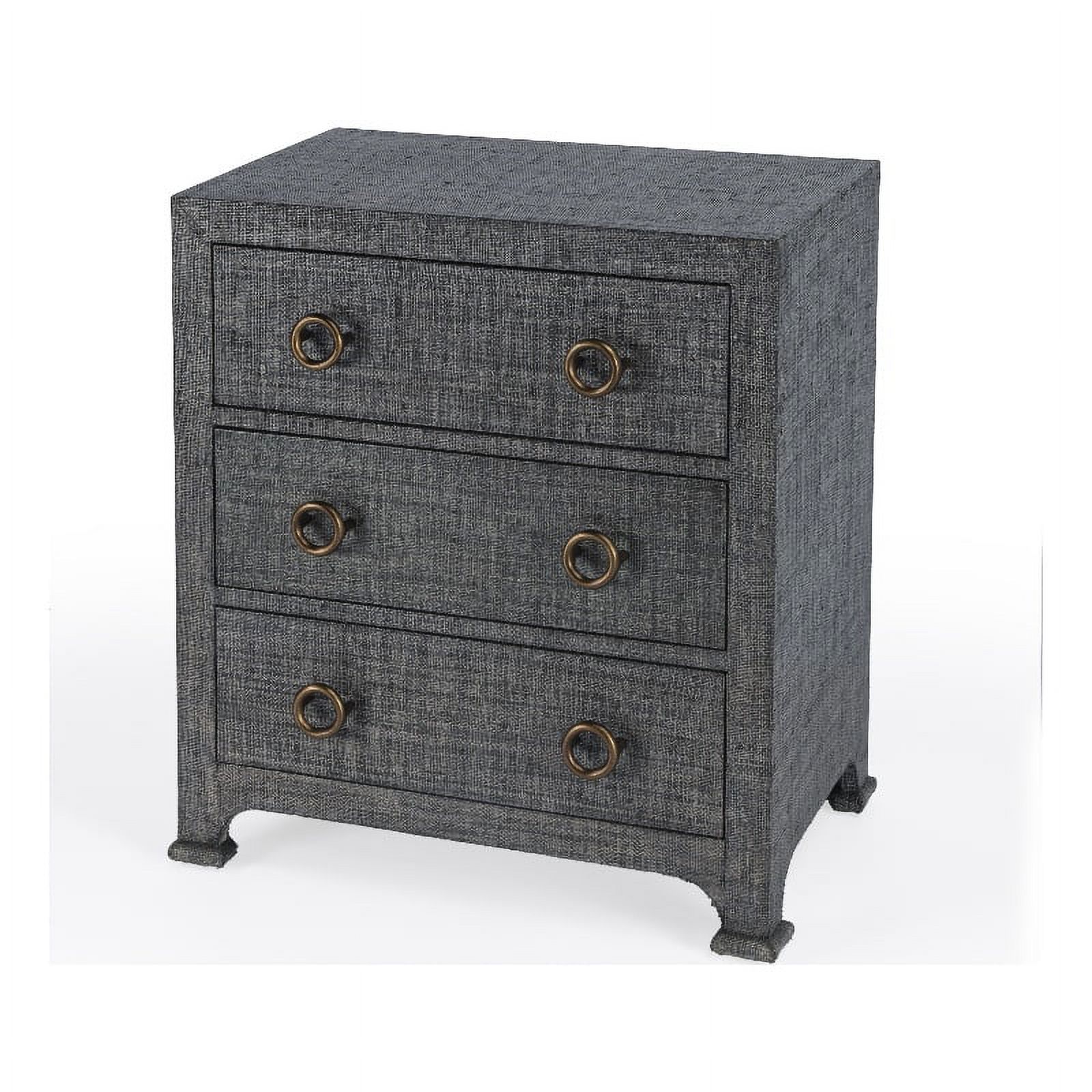 Home Square 2-Piece Set with 6 Drawer Dresser and Chest in Charcoal