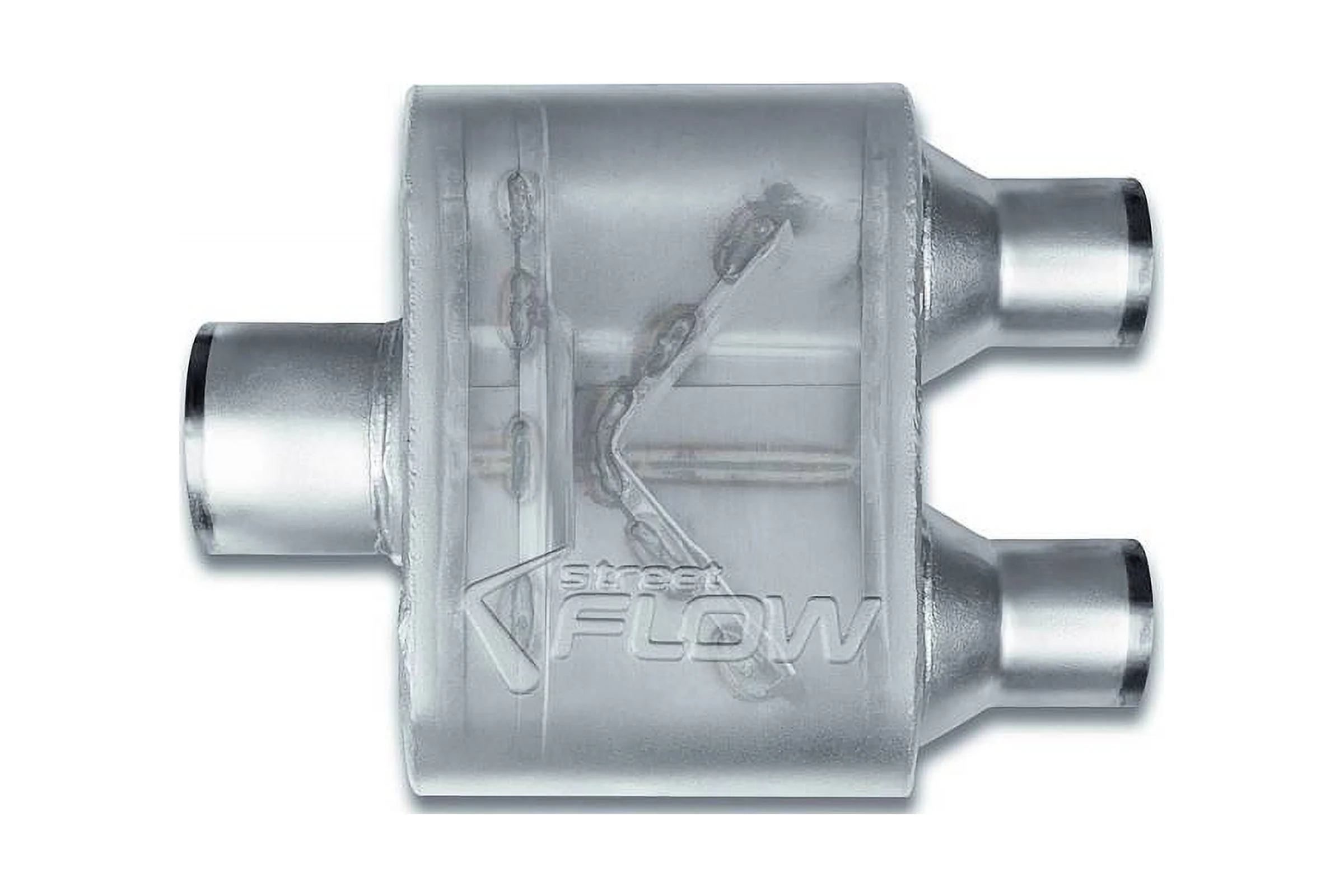 Street Flow Muffler 3DUAL 2.25OUT 7BODY