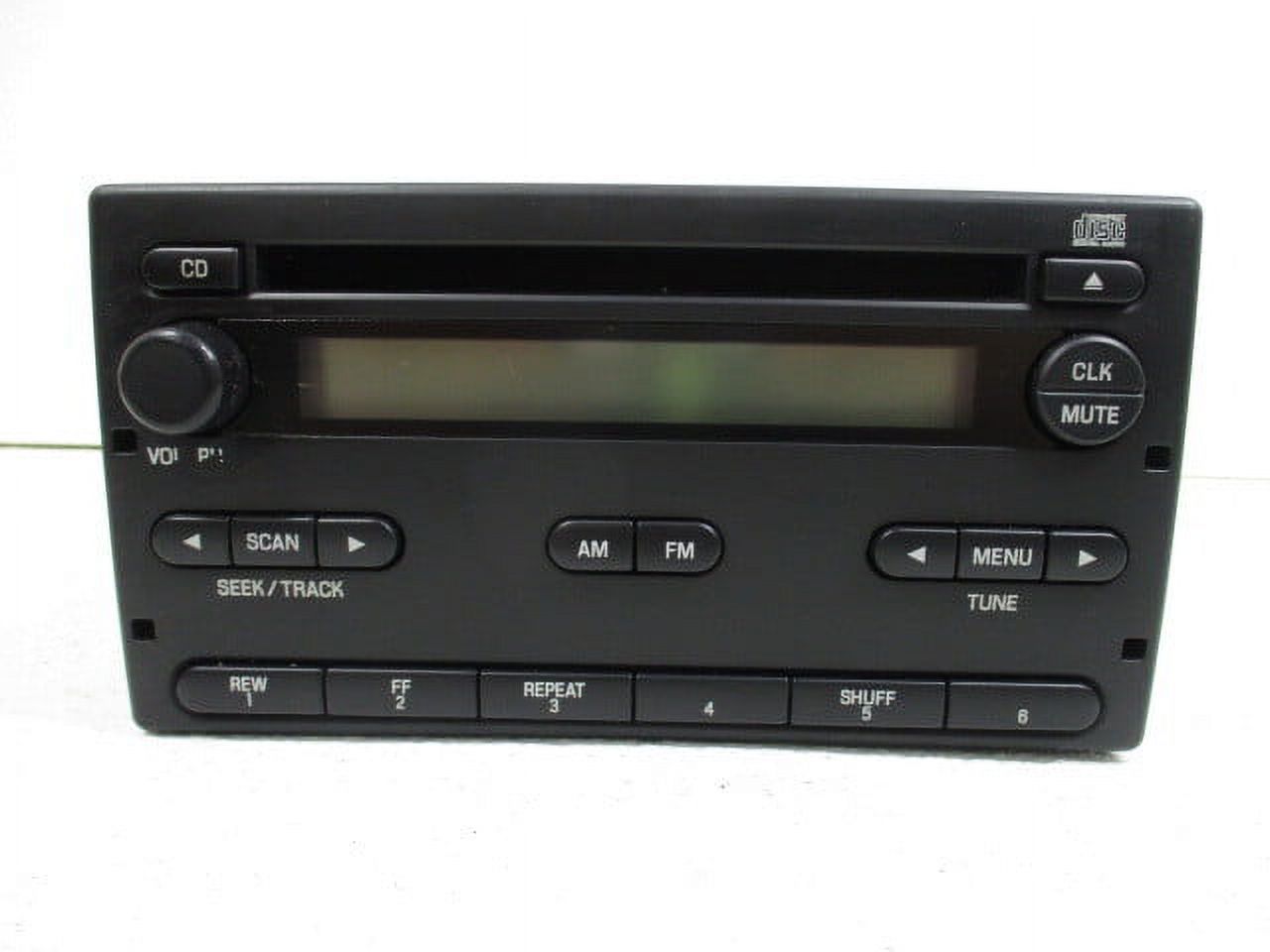 Pre-Owned 2004 2005 Ford Ranger Single Audio CD Radio Receiver ID 4L5T18C869AE OEM LKQ (Good)