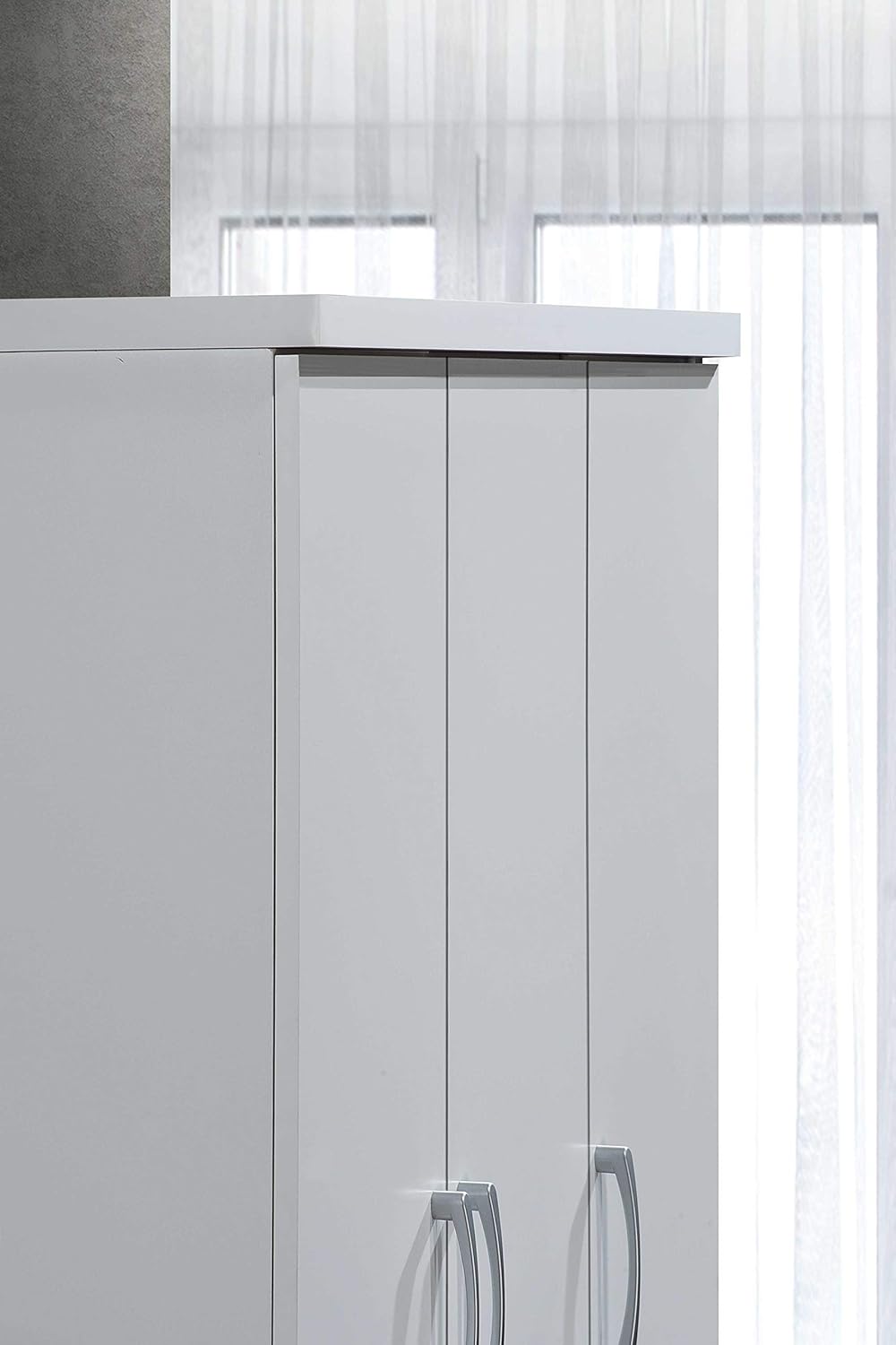 2-Drawers, 3-Shelves In White Bedroom Armoires, 21