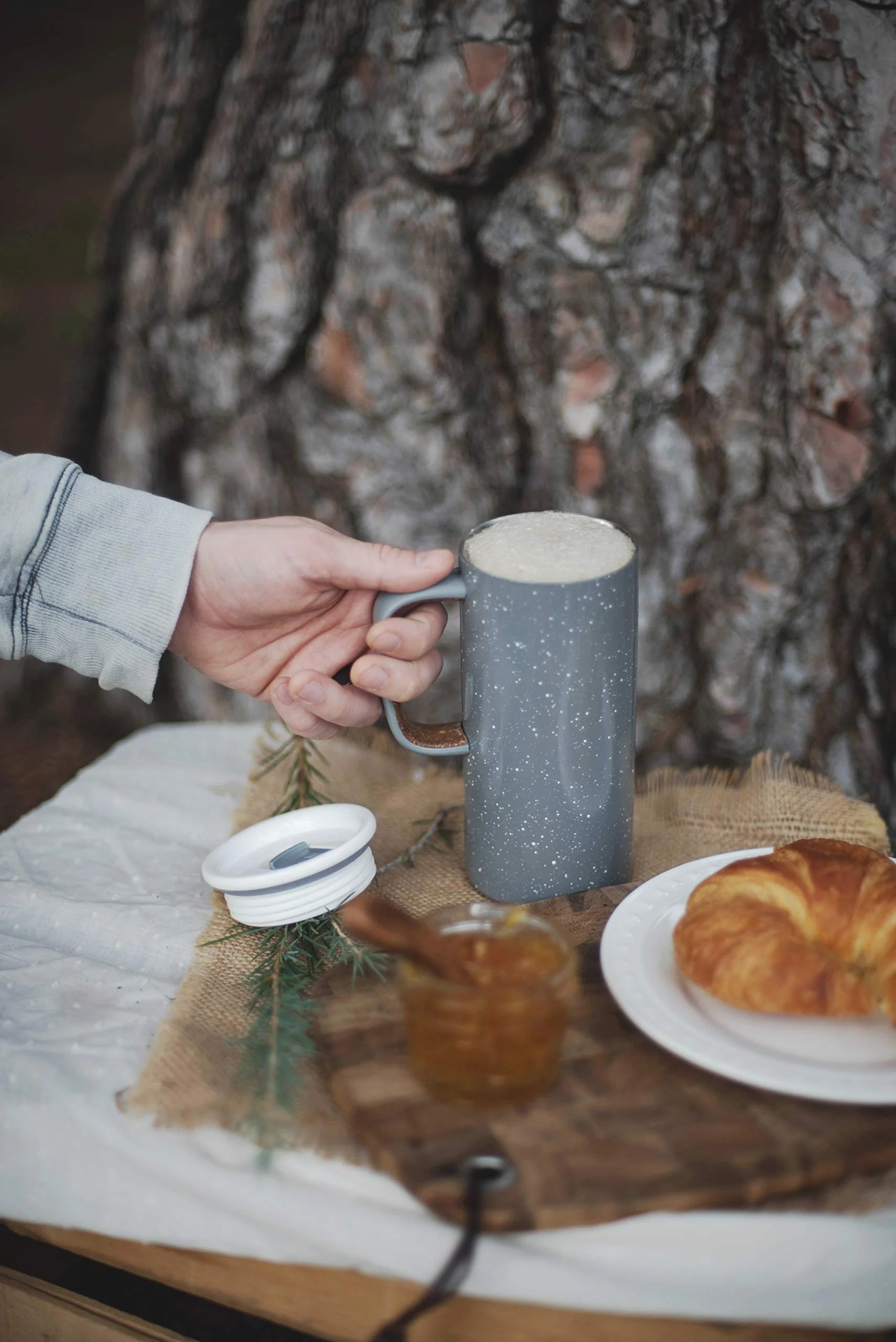 Ello Campy Vacuum Insulated Stainless Steel Water Bottle with Slider Lid, 16 Ounce Avalon Sea