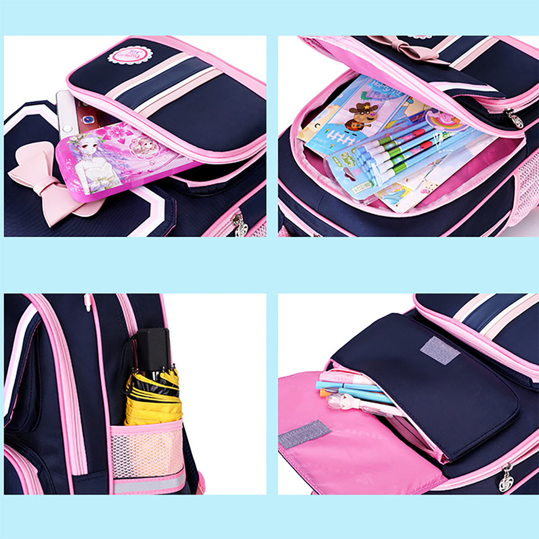 Girls Backpack Ergonomic Big Capacity Breathable Student Backpack School Bookbag