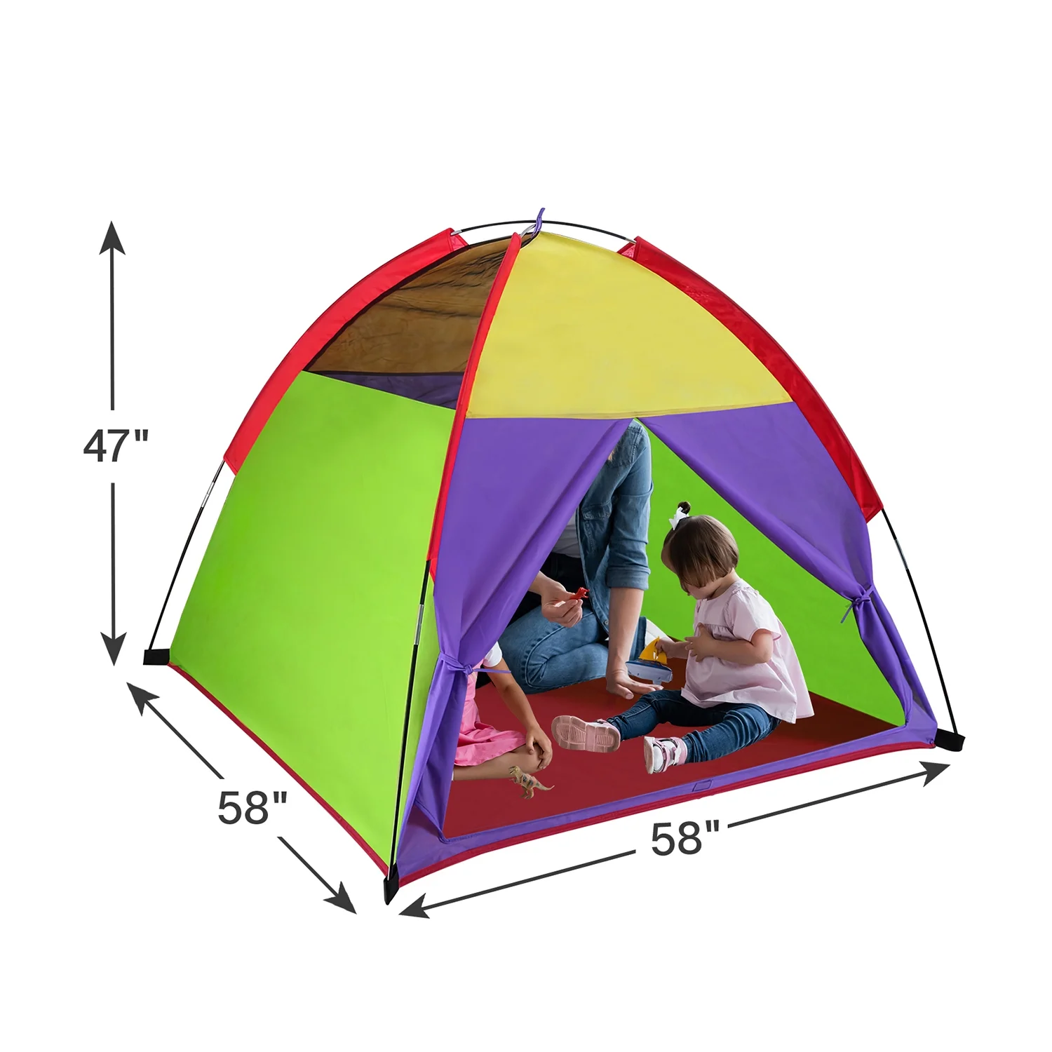 Kids Tent Play Children Indoor Boys Girls Playhouse Pop Up Toddler by Alvantor