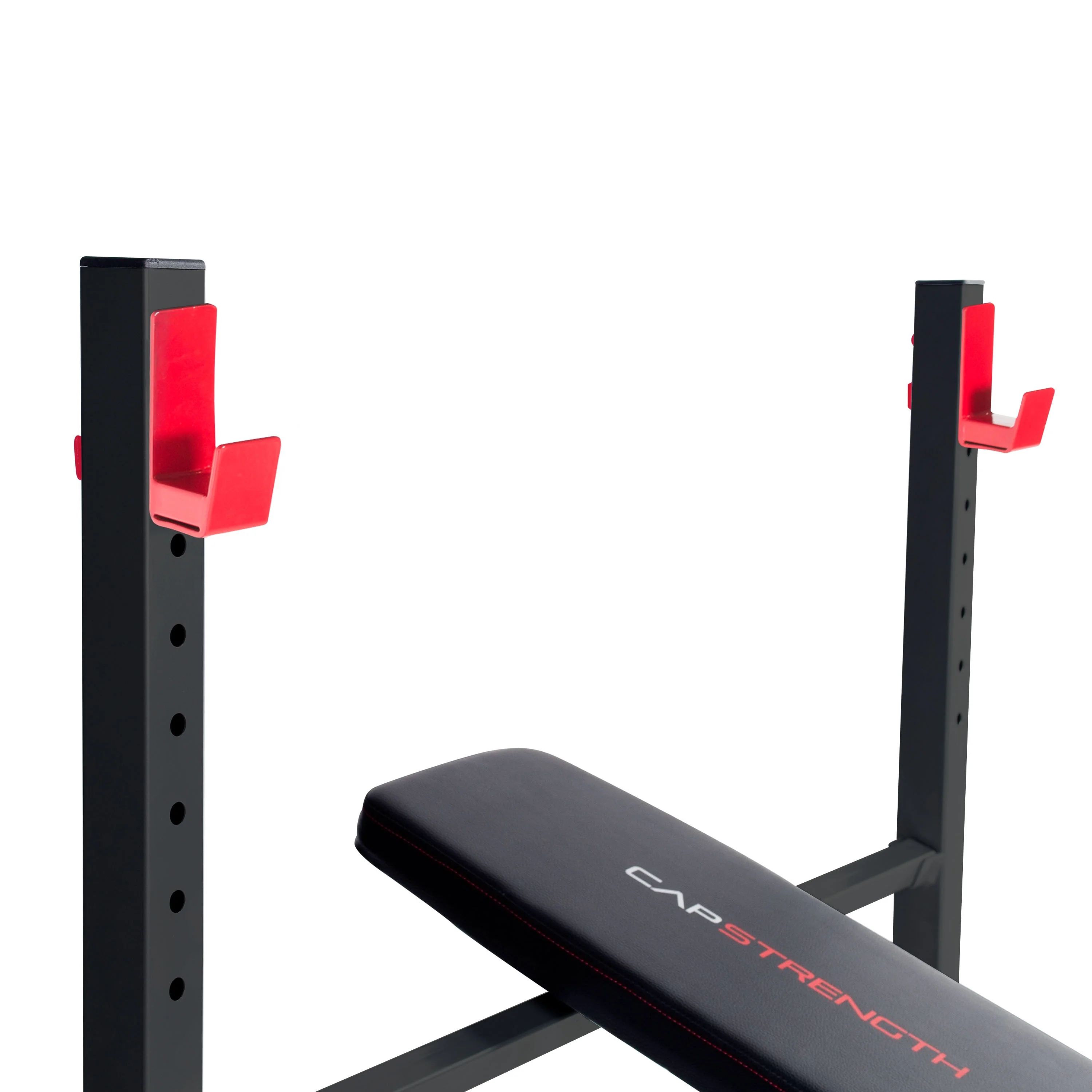 CAP Strength Deluxe Mid-Width Weight Bench with Leg Attachment (500lb Capacity), Black