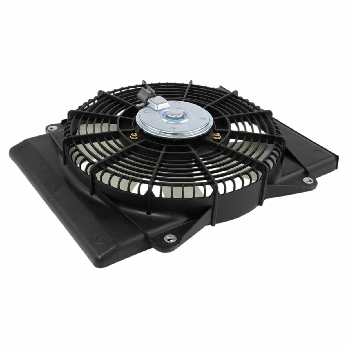 A/C Air Conditioner Condenser Cooling Fan Assembly For 2008-2017 Chevy GMC Isuzu