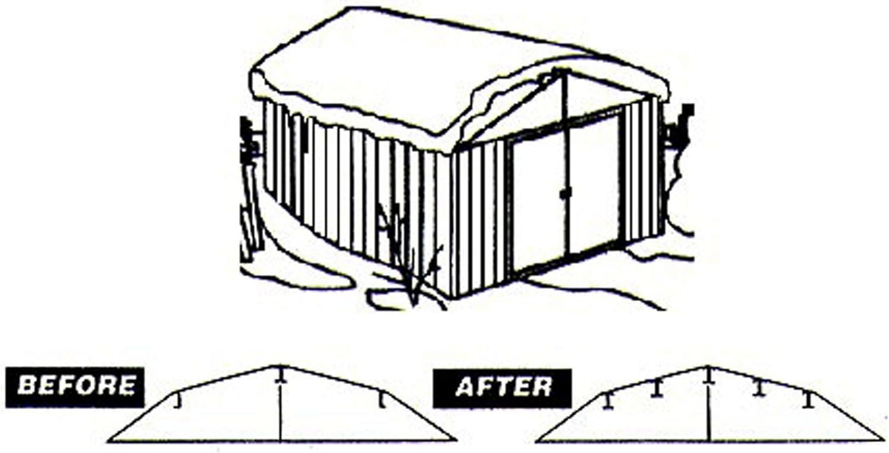 ARROW SHEDS RBK1014 ROOF STRENGTHENING KIT 10FT X 13FT AND 10FT X 14FT BUILDINGS