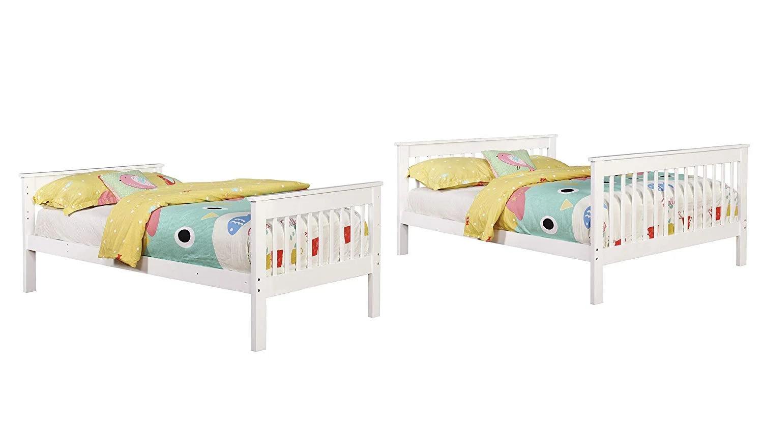 Coaster Chapman Twin over Full Bunk Bed, White