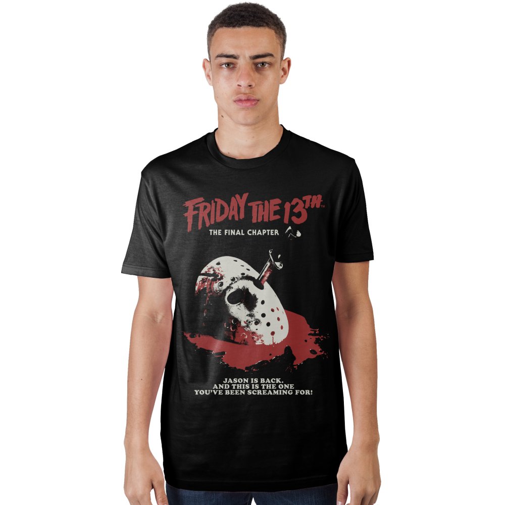 Friday 13th Final Chapter Poster Men's T-Shirt, XX-Large