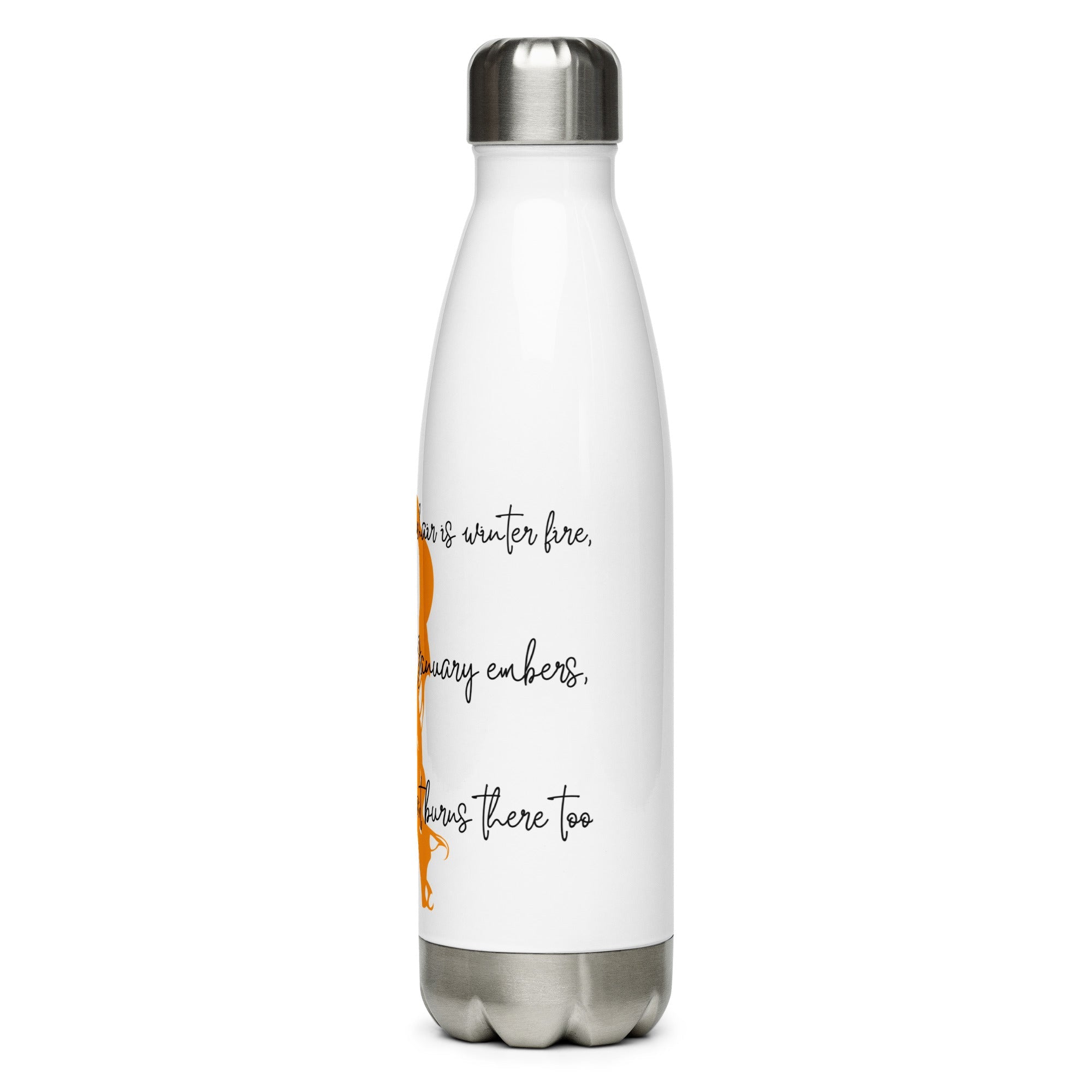Sarvela Brothers Coffee Co. | Stephen King January Embers 17 oz. Stainless Steel Water Bottle