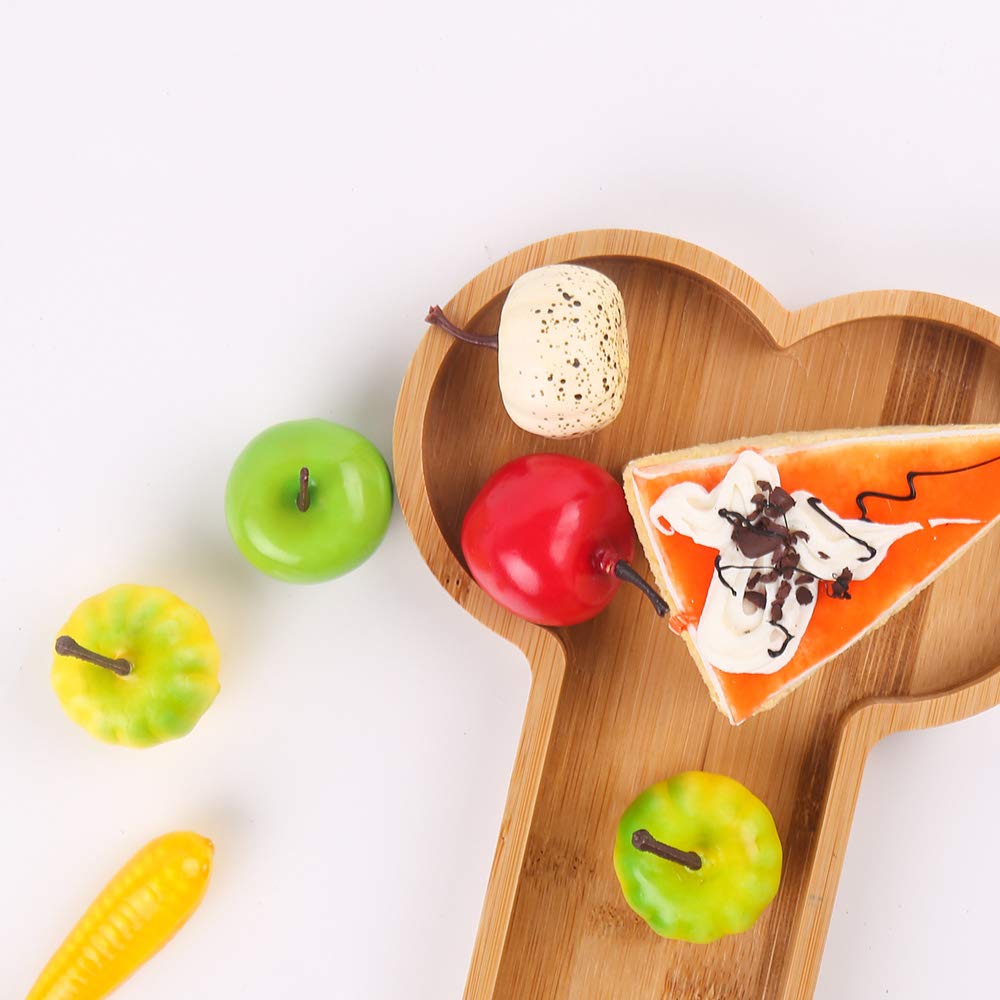 Dog Birthday Party Supplies Bone Shaped Serving Tray Platters Wooden Cutting Board Candy Dish Bowl 12''