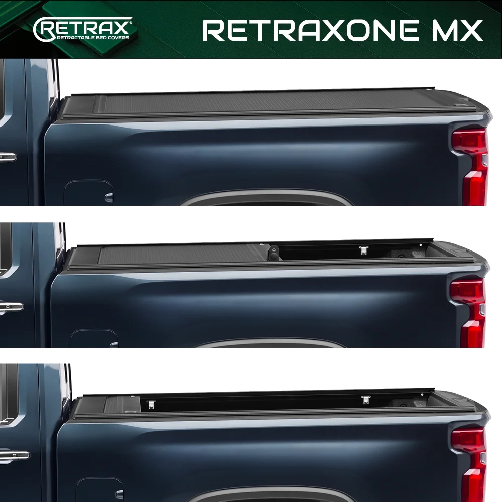 Retrax By Realtruck Retraxone MX Retractable Tonneau Cover Compatible With 2019-2021 Chevy/GMC Silverado/Sierra, Works with Multipro/Flex Tailgate (Does Not Fit Factory Side Storage Boxes) 6'7