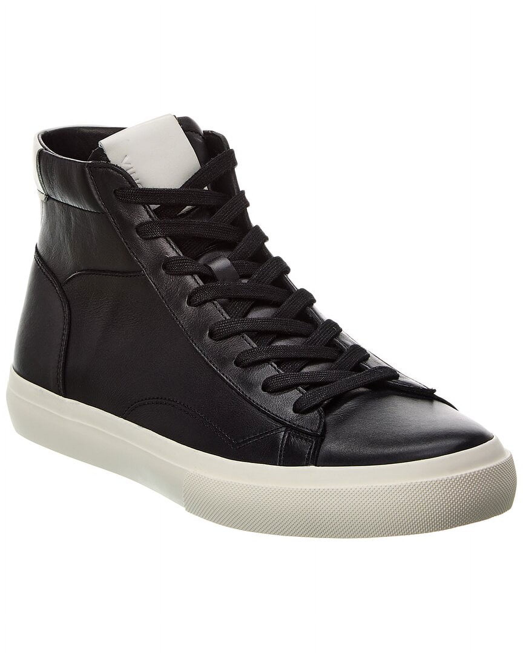 Vince Fitzroy-B Leather Sneaker, 9.5, Black