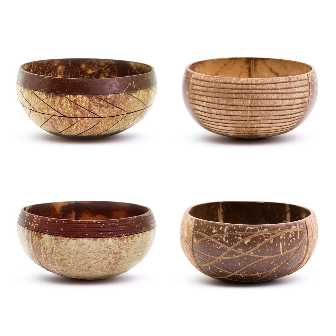 Rainforest Bowls Art Bowls Combos: Earth & Sand Bowls Set