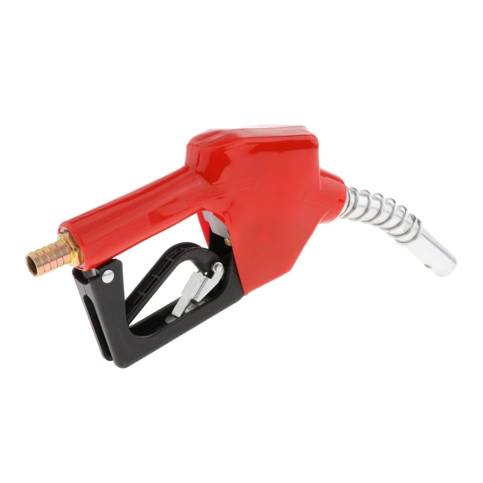 Aluminum Automatic Fuel Nozzle Dispenser Auto Shut Off Petrol Refilling Heavy Duty L/min 0.18MPa Fuel 0.75 inch Outlet