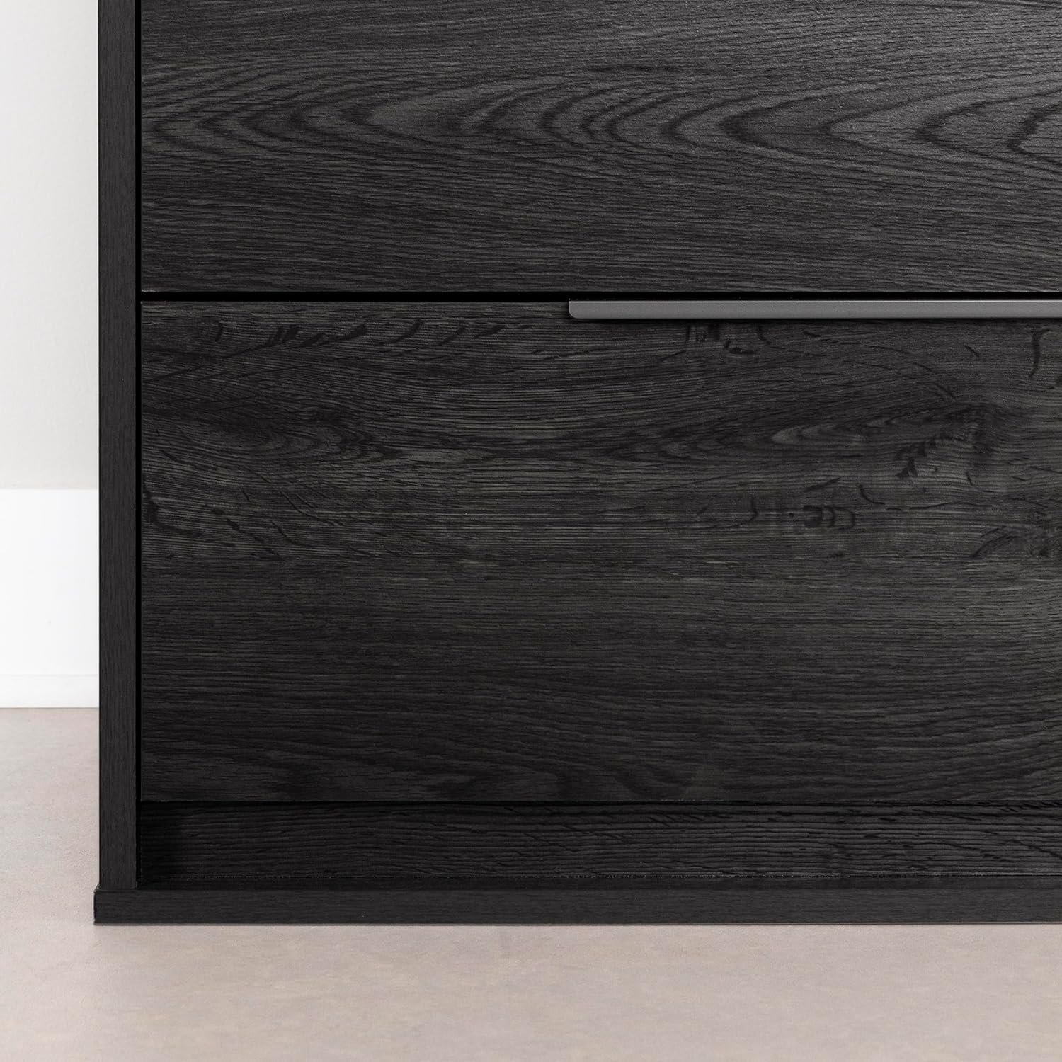 Hourra 6-Drawer Double Dresser, Gray Oak