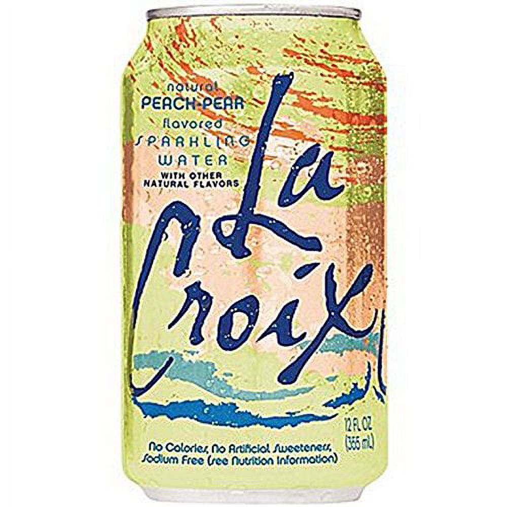 LACROIX, Sparkling Water, Peach Pear, Pack of 3, Size 8/12 FZ