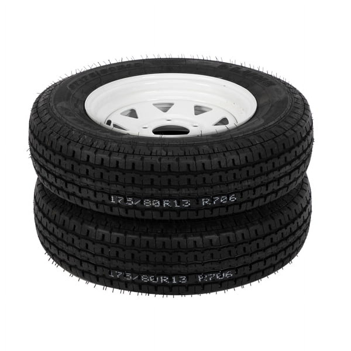 2-Pk Trailer Tire & Rim ST175/80R13 13