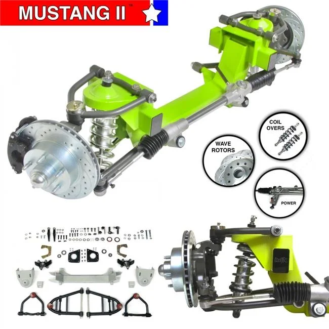 Helix Suspension  2 in. Drop 5 x 4.75 in. Power LHD Rack for 1949-1964 Studebaker Car Mustang II IFS Coil Over