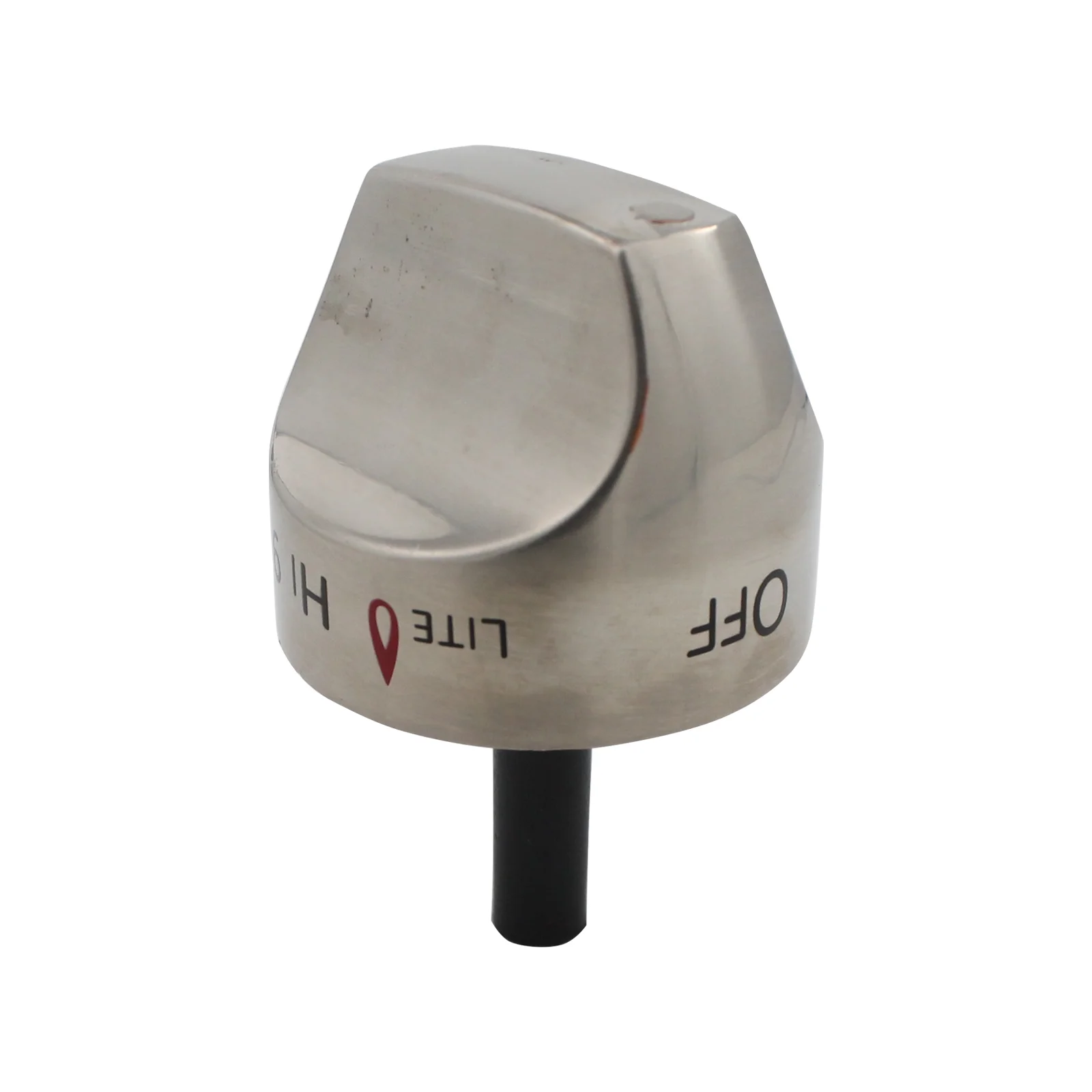 3 Pack Replacement Control Knob Assembly WB03K10265 Stainless Steel for General Electric CGS990SET8SS Gas Range Range