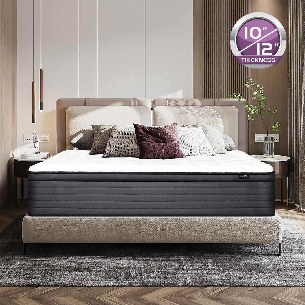 AICEHOME 12 inch Hybrid Mattress Pocket Spring Mattresses in a Box,Twin