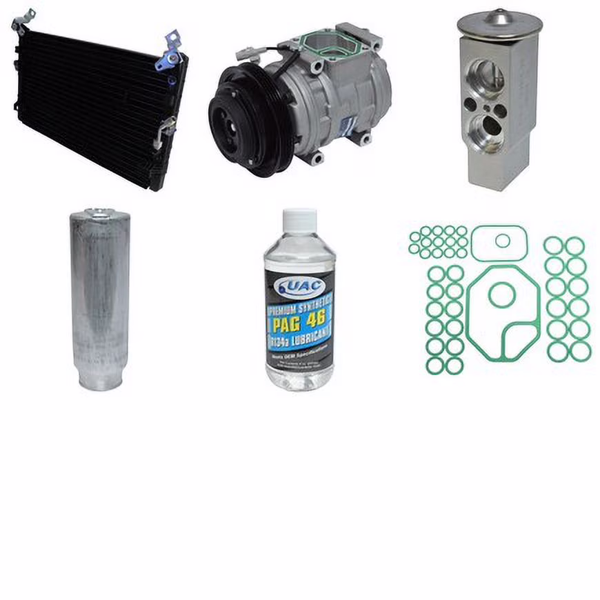 A/C Compressor and Component Kit -- Compressor-Condenser Replacement Kit Fits select: 2003-2004 TOYOTA TACOMA XTRACAB, 2001-2002 TOYOTA TACOMA