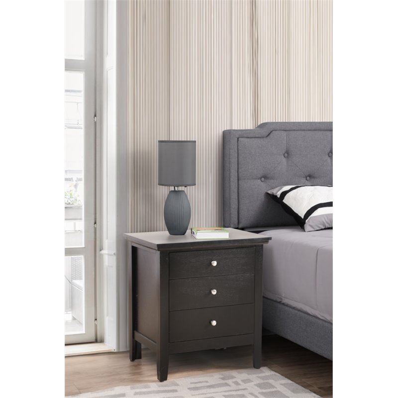 Home Square 3-Piece Set with Full Bed 8-Drawer Dresser and 3-Drawer Nightstand