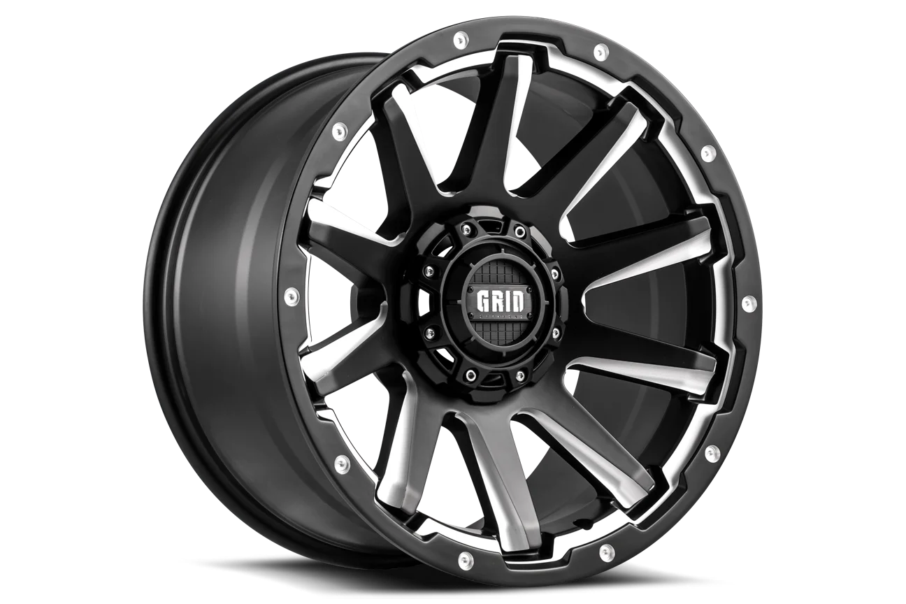 Grid Custom Wheel for 20x9 Inch Matte Black 52955F151