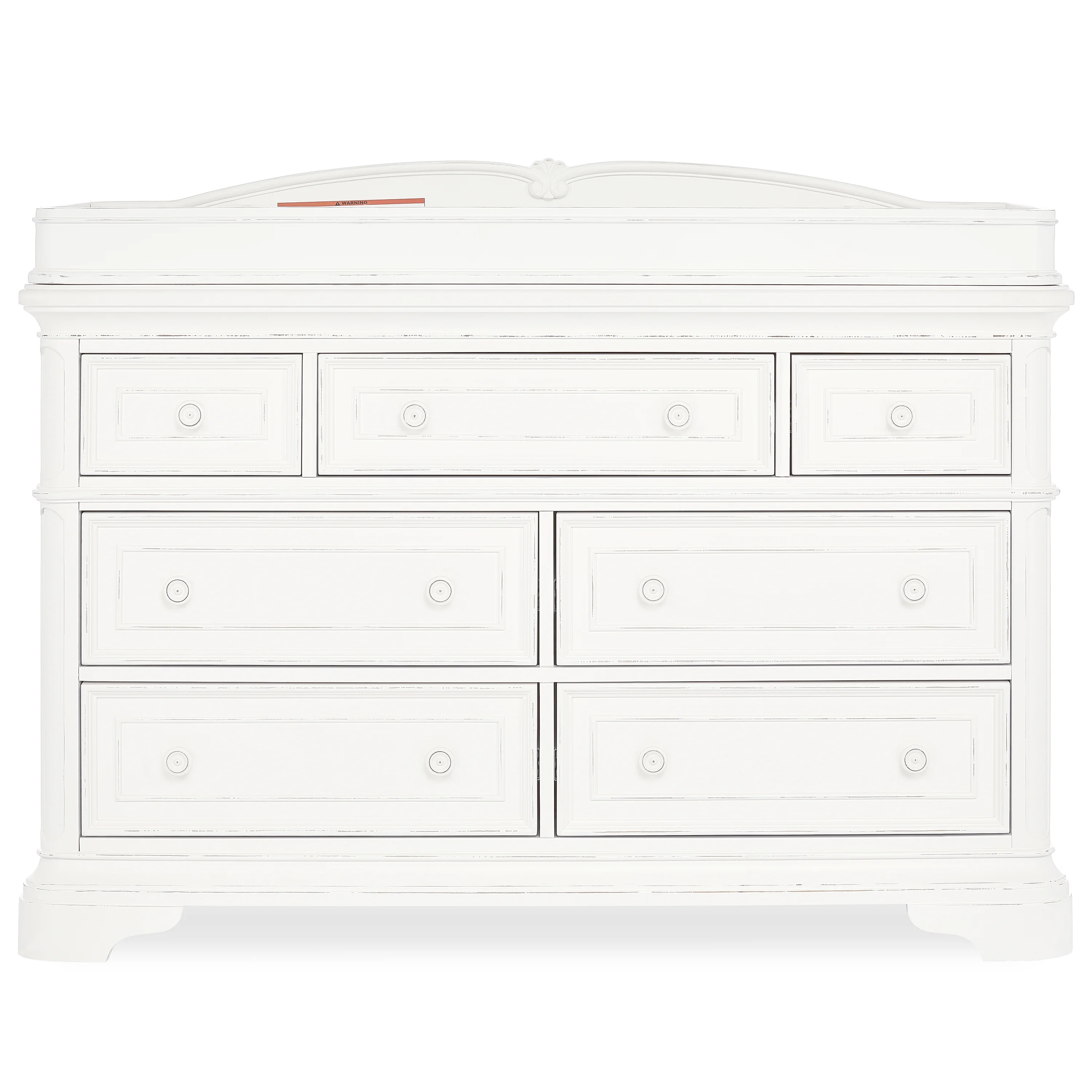 Evolur Signature Bell Changing Tray in Aged White