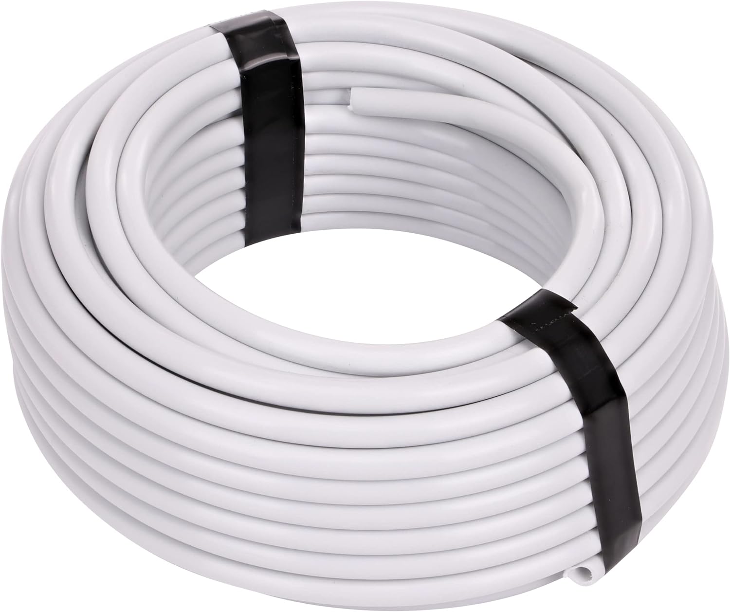 100050100 1/4-Inch Drip Irrigation Supply Tubing, 50-Foot, For Irrigation Drippers, Drip Emitters, And Drip Systems, White ethylene