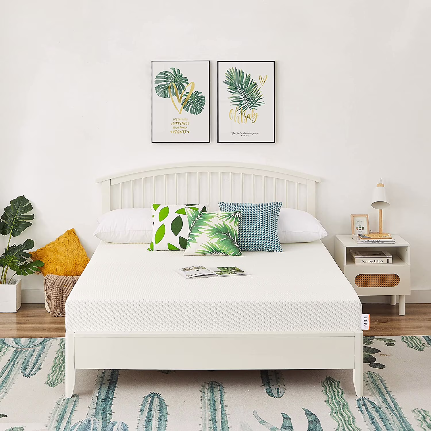 Mattress  5 Inch Green Tea Cooling Gel Memory Foam Mattress in a Box for Kids Medium Firm Twin Bed Mattress for Bunk Bed  Trundle Bed  Pressure Relief  CertiPUR-US Certified