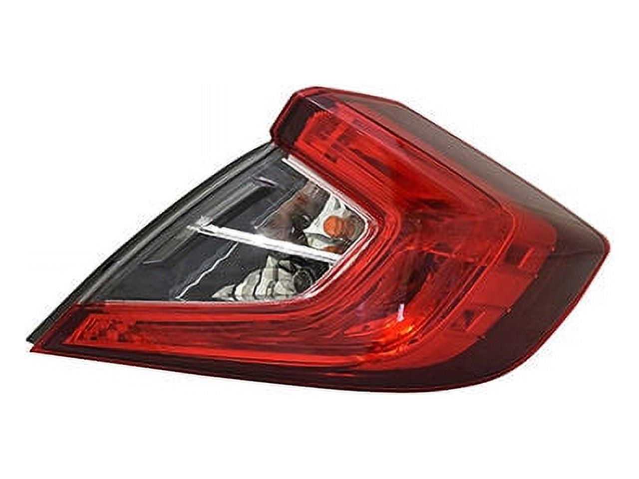 Right Passenger Side Tail Light Assembly - Compatible with 2016 - 2021 Honda Civic 2017 2018 2019 2020