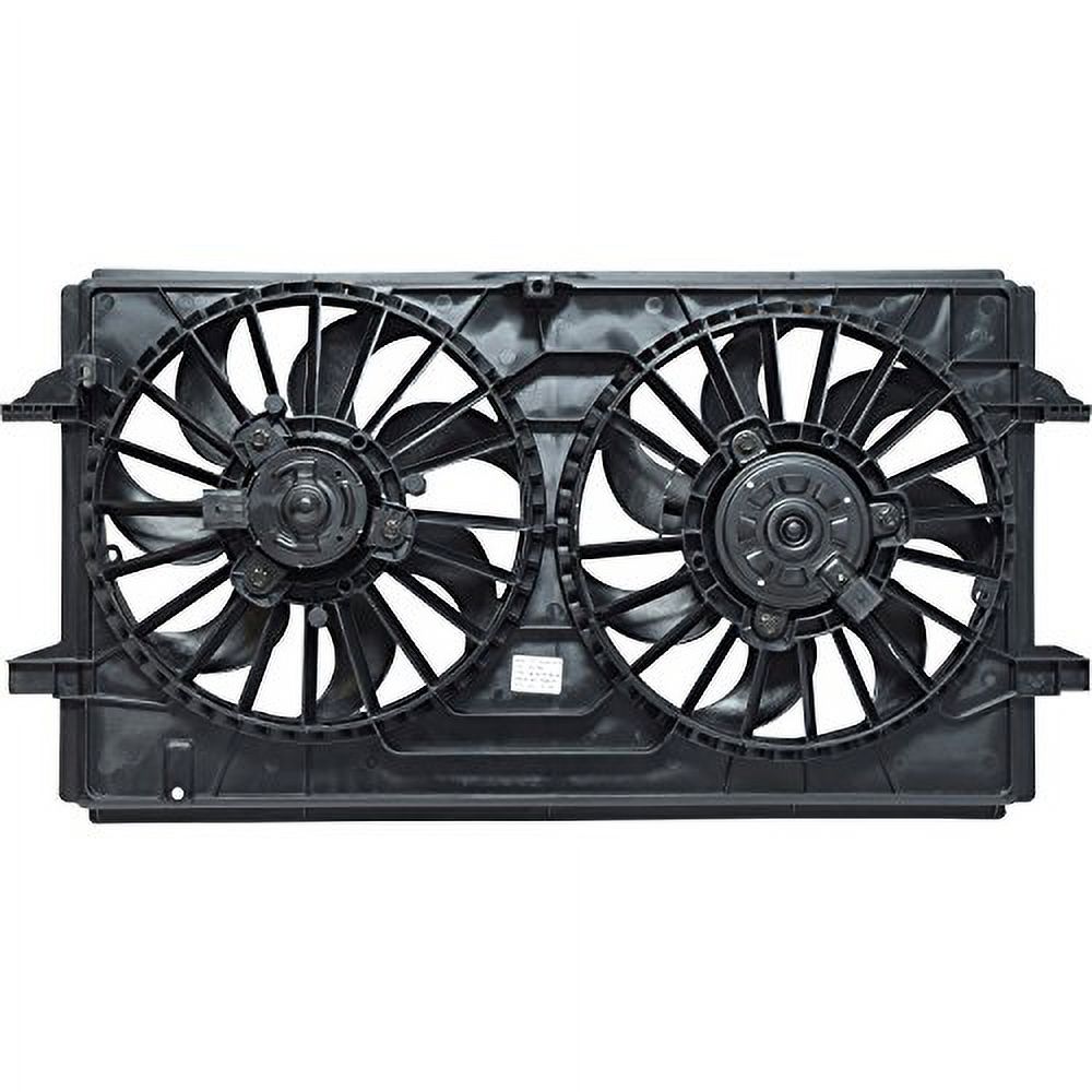 Dual Radiator and Condenser Fan Assembly -- Radiator-Condenser Fan Assy Fits select: 2006-2007 CHEVROLET MALIBU LT, 2007-2008 SATURN AURA XE