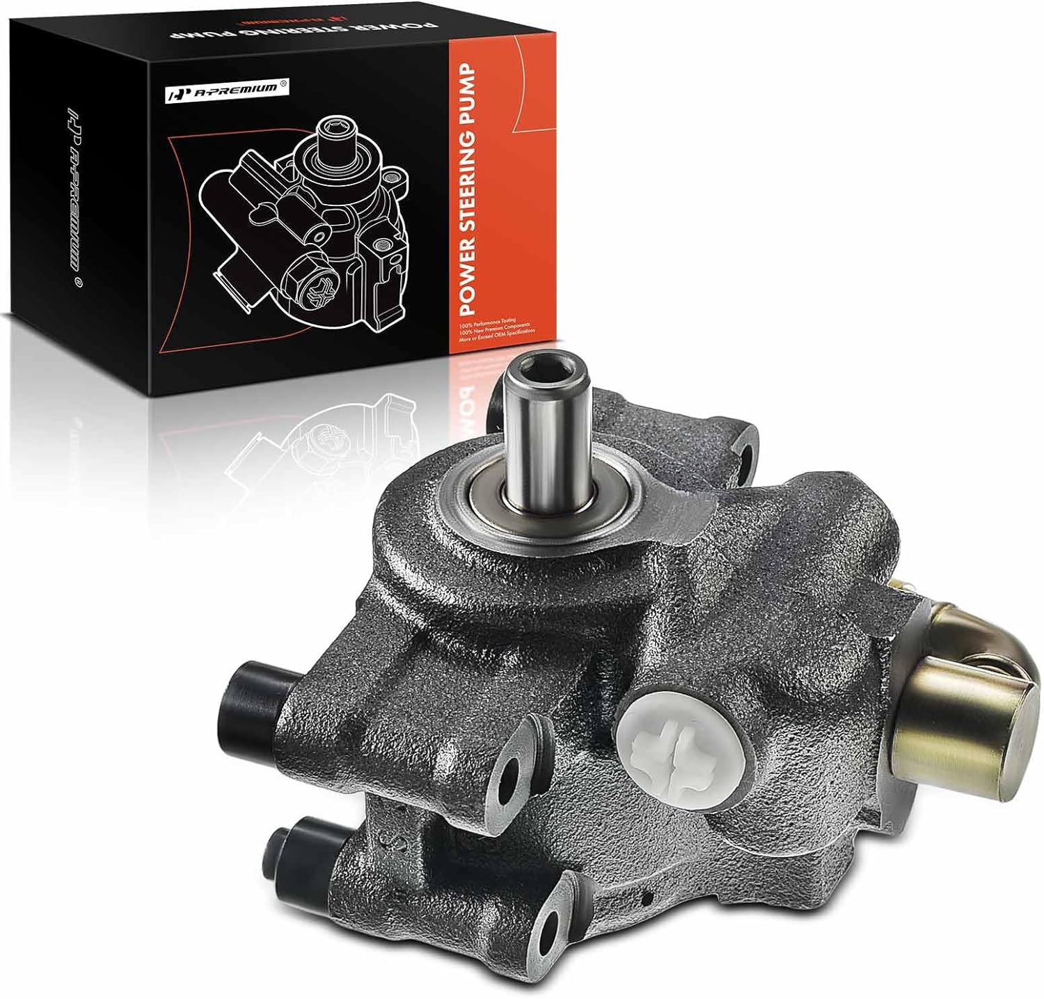 A-Premium Power Steering Pump Compatible with Ford F-150 F150 2004-2008 Expedition Lincoln Navigator 2003-2006 Mark LT 2006-2008 4.2L 4.6L 5.4L