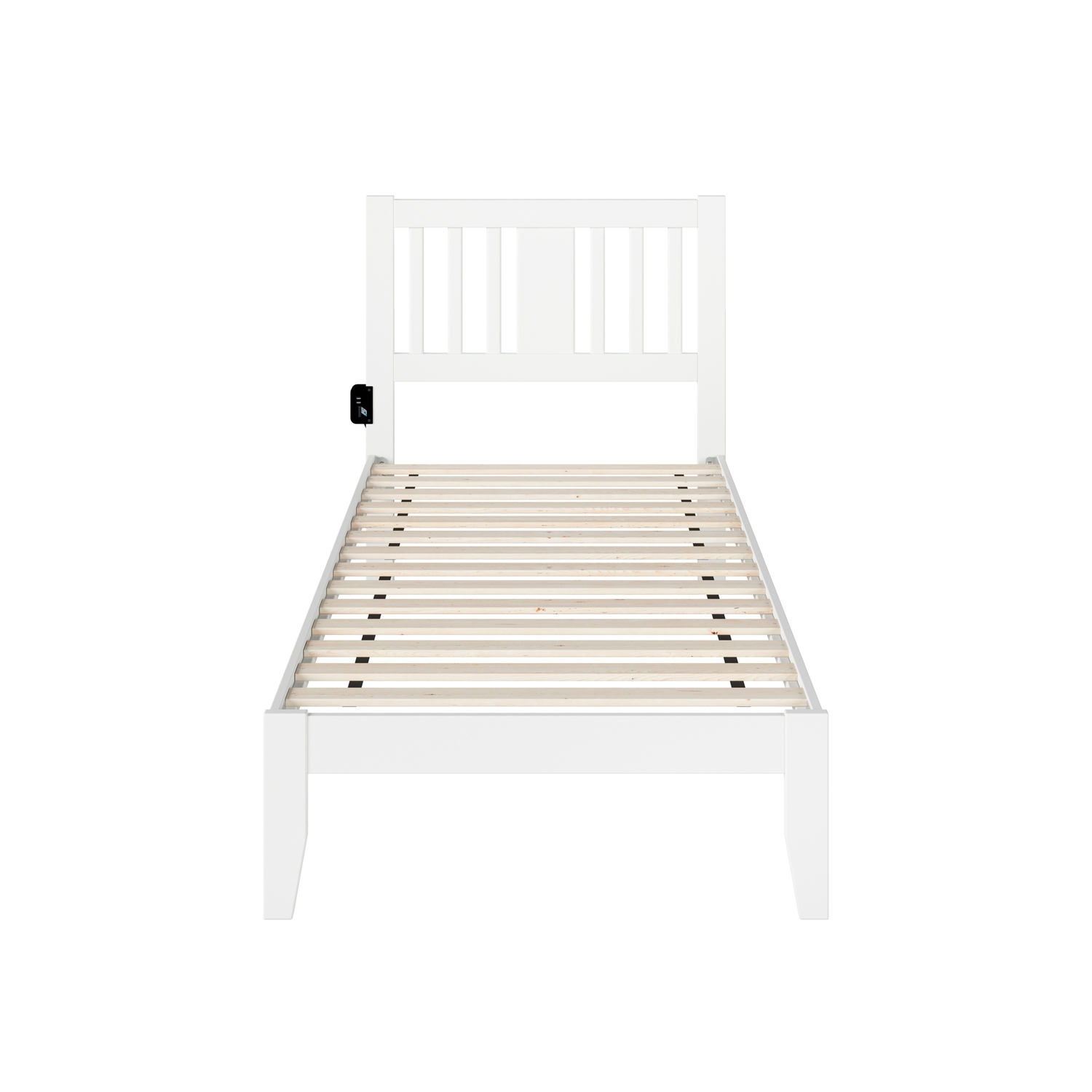 Tahoe Classic Wood Eco-Friendly Metal Headboard, Queen, White