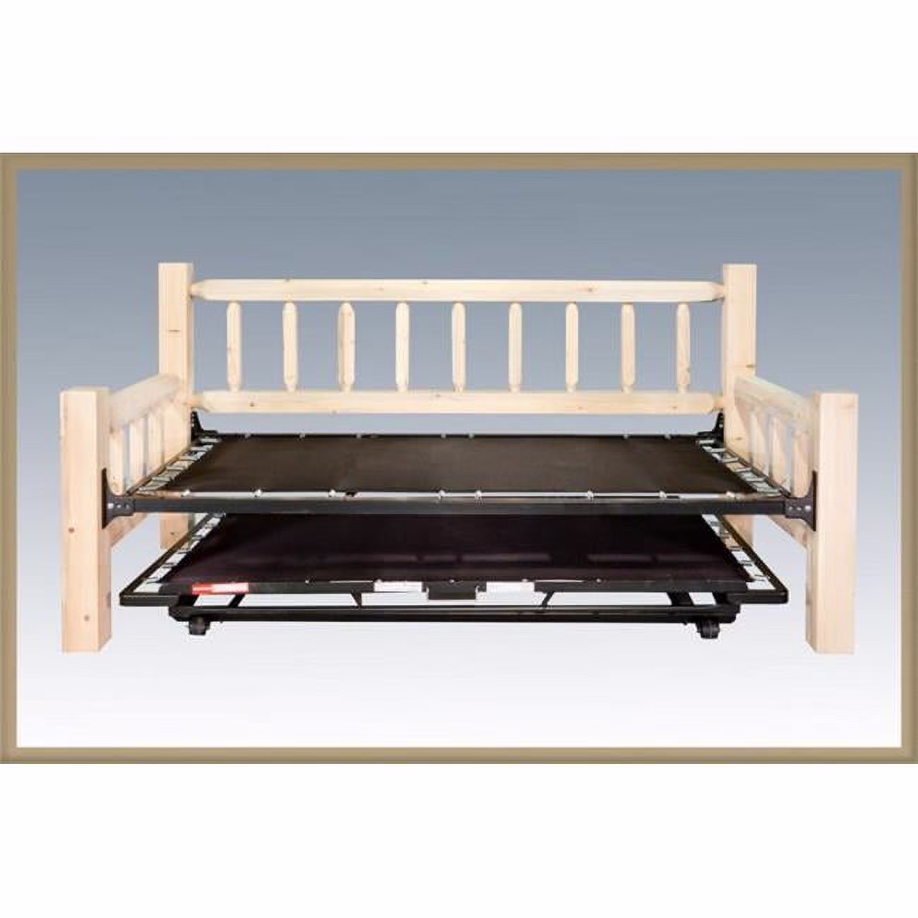 Homestead Collection Trundle Bed  Day Bed with T. mech. Lacquered