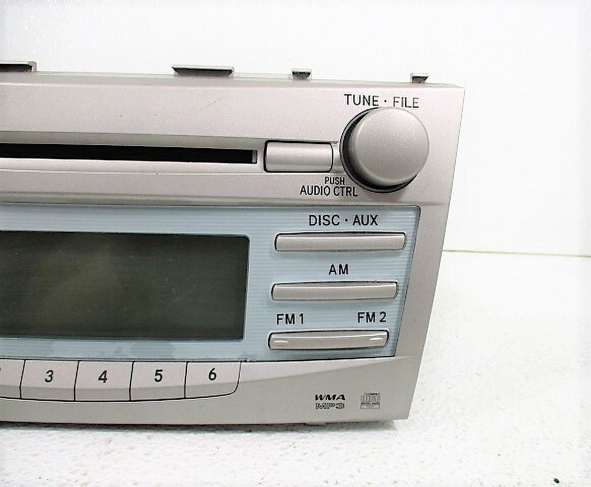Pre-Owned 07 08 09 Toyota Camry MP3 CD Audio Radio Receiver w/ Face ID 11851 OEM LKQ (Good)