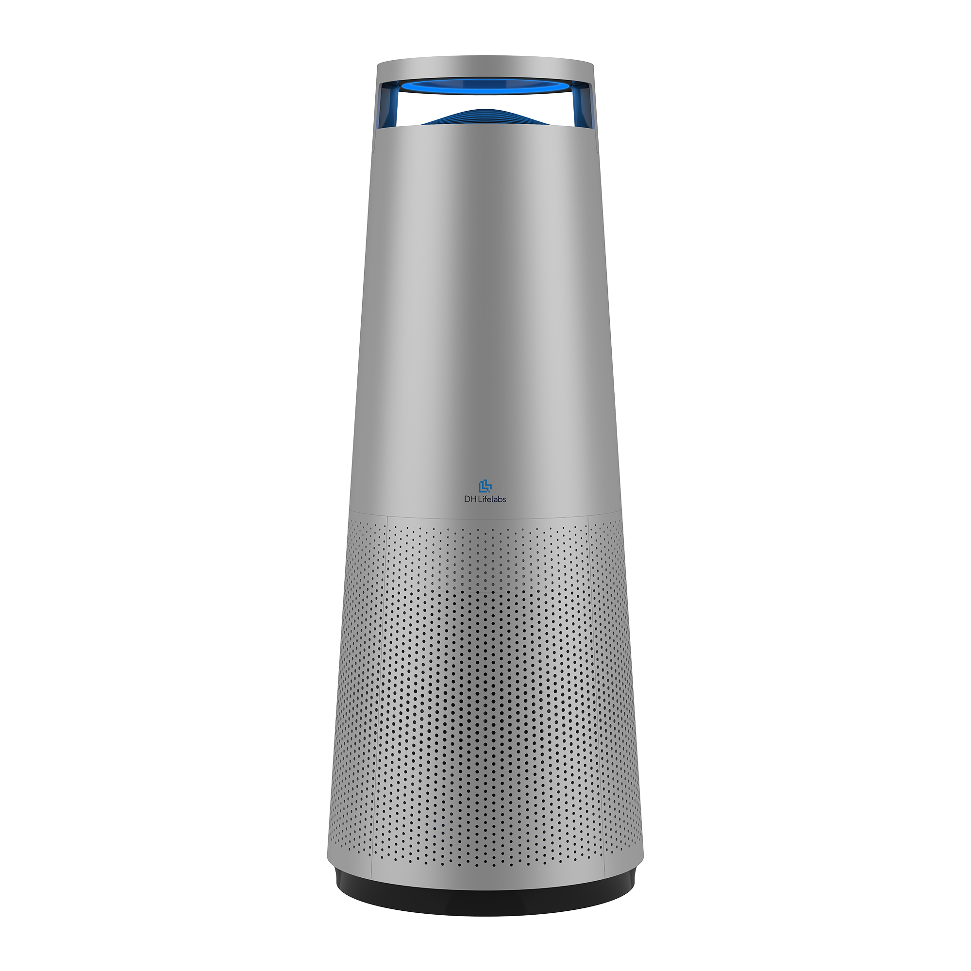 DH Lifelabs Sciaire + HEPA Air Purifier | Ions Actively Clean & Deodorize Air | Eliminates 99.97% of Bacteria & Viruses | H13 HEPA Purifier Filter for Allergies Pets | Large Room Home | Grey