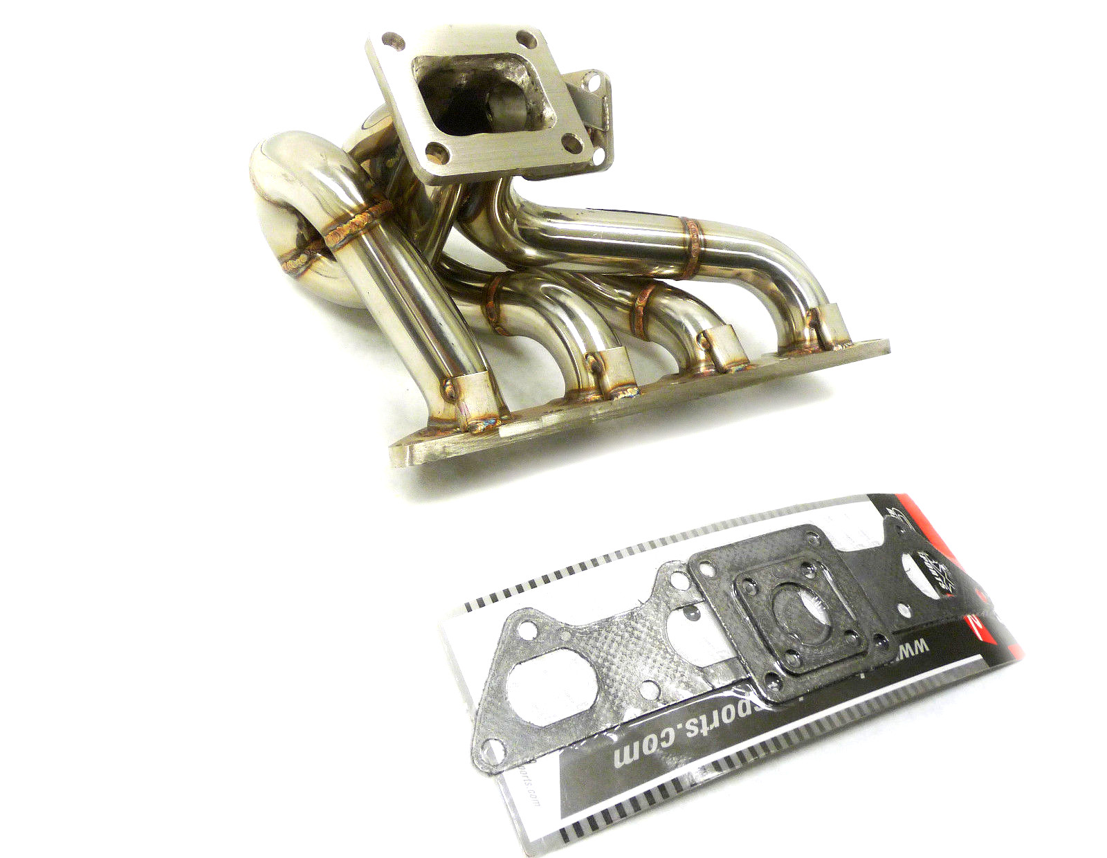 Stainless Manifold Fitment For 89 to 99 Mitsubishi Eclipse/ Eagle Talon 4G63T 2.0L , T4 Flange By OBX