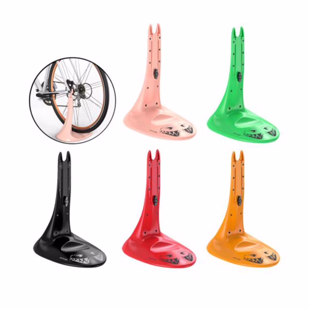 ENLEE Bike Floor Type Parking Rack, Height Adjustable Stand for MTB Mountain Road Bike, Hub Mount