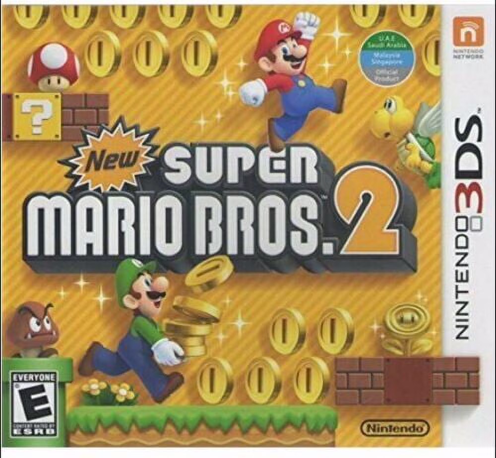 New Super Mario Bros. 2 (Nintendo 3DS, 2012)(World Edition)