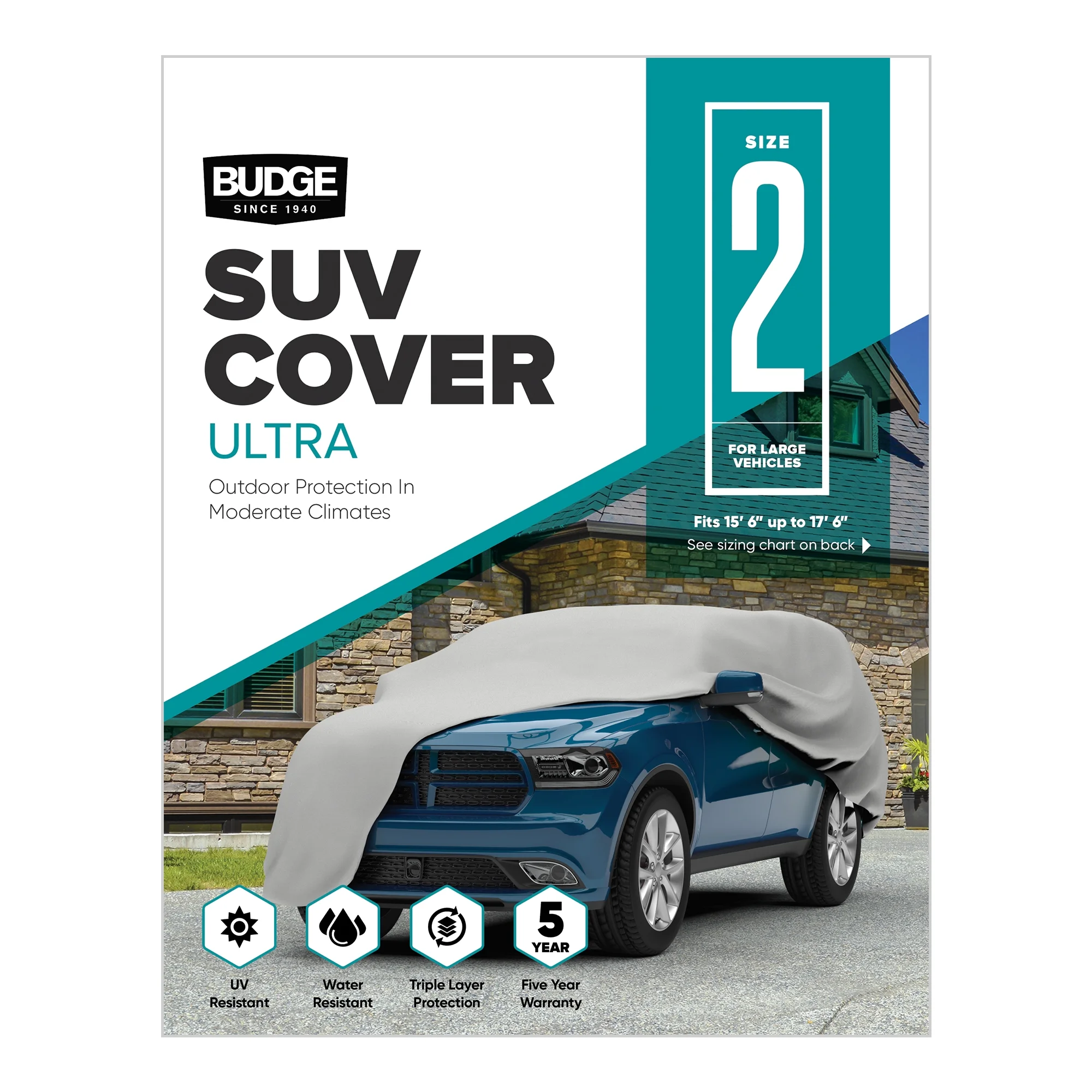 Budge Ultra SUV Cover, Standard UV and Dirt Protection for SUVs, Multiple Sizes