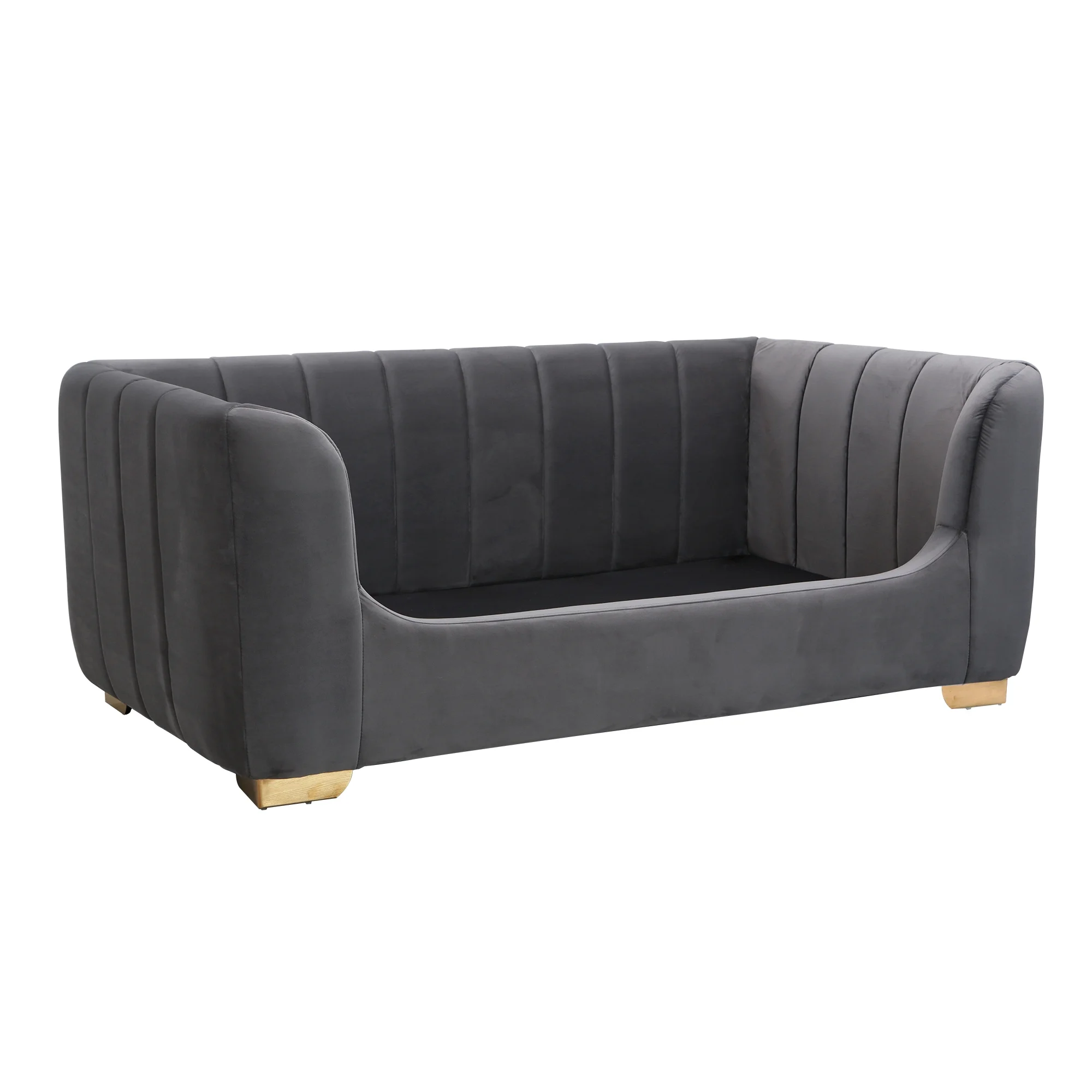 Second Story Home Manhattan Upholstered Toddler Daybed, Earl Grey