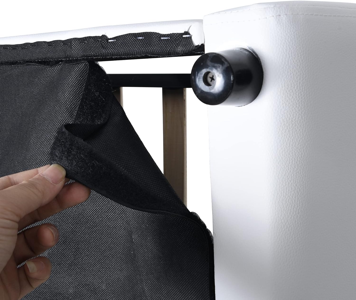 Faux Leather Upholstered Platform Bed with Hydraulic Storage System, Queen Size Solid Wood and Metal Bed Frame with Headboard, Box Spring No Required