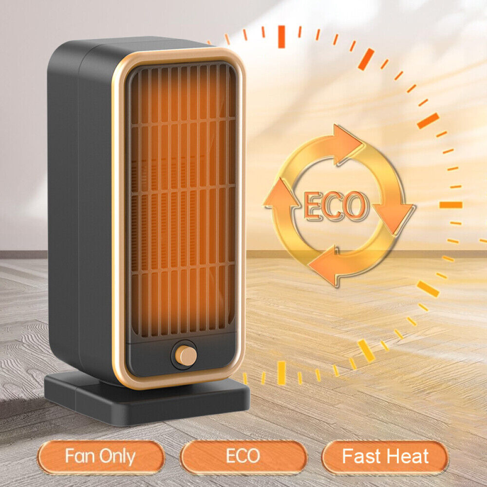 500W Fast Heating Electric Fan Heater Quiet Home Office Warmer Space Heater
