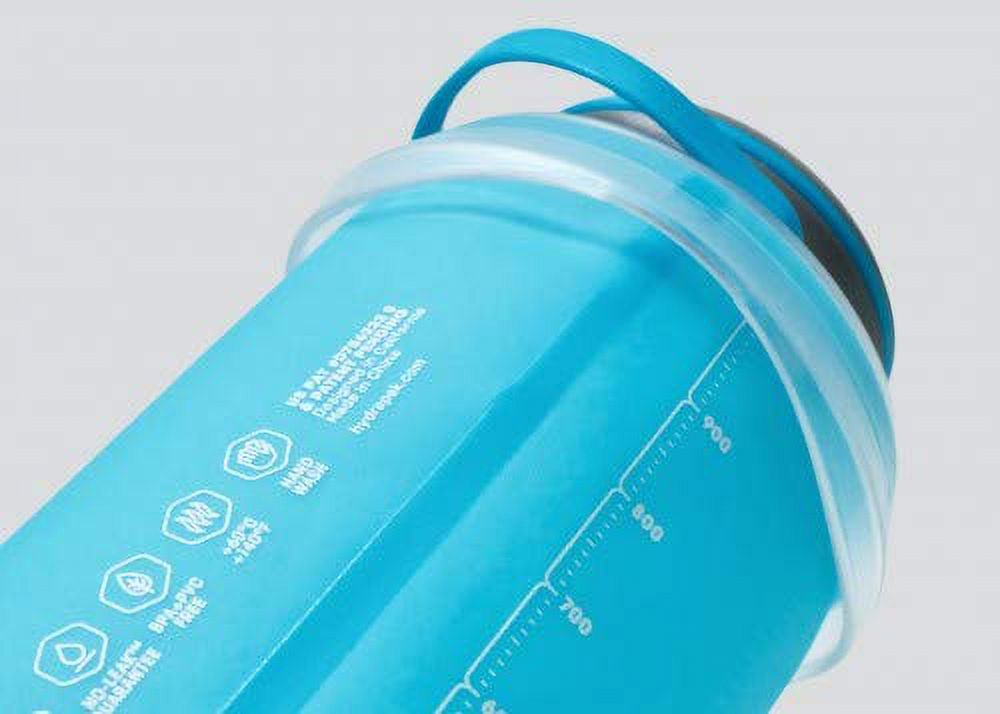 HydraPak Stash Water Bottle, Mammoth Grey, 750ml,